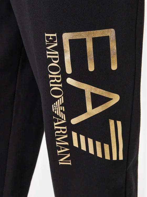 Emporio Armani trouser zwart met goud Zwart
