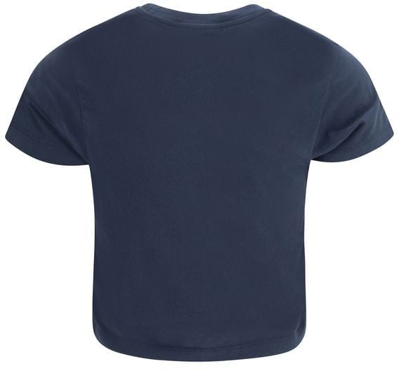 Maison Kitsuné Maison Kitsuné Blue Cotton T-Shirt Blauw