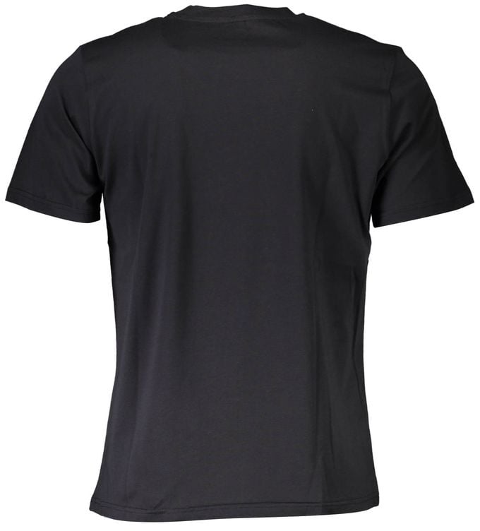 North Sails North Sails Black Cotton Men T-Shirt Zwart