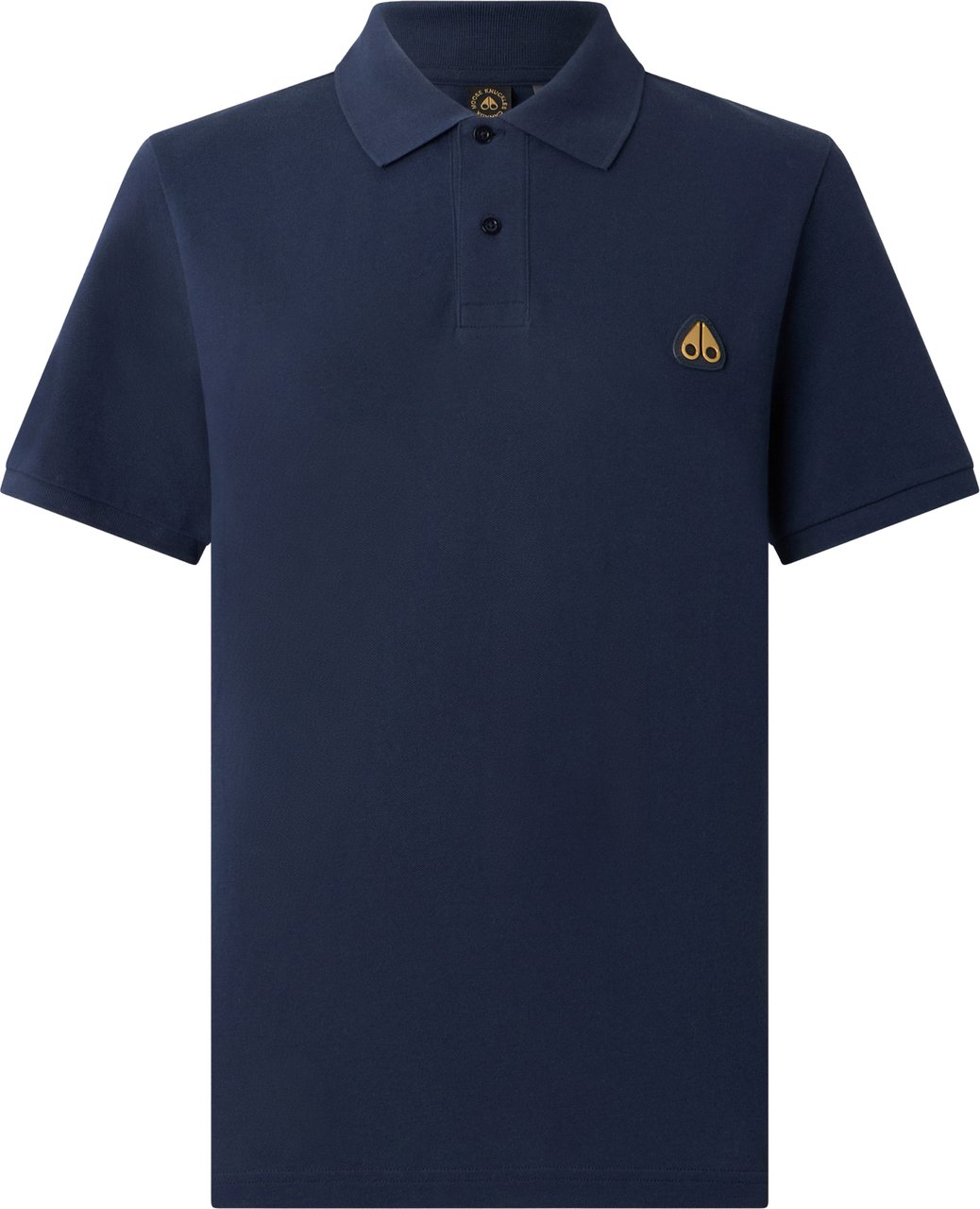 Moose Knuckles Polo Navy/Gold Blauw