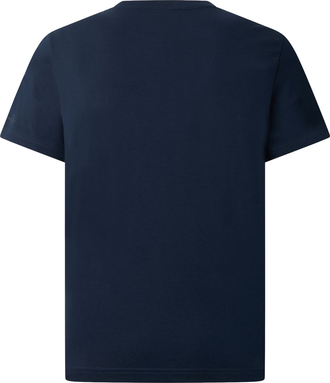 Moose Knuckles Crescent Tee Navy/Gold Blauw