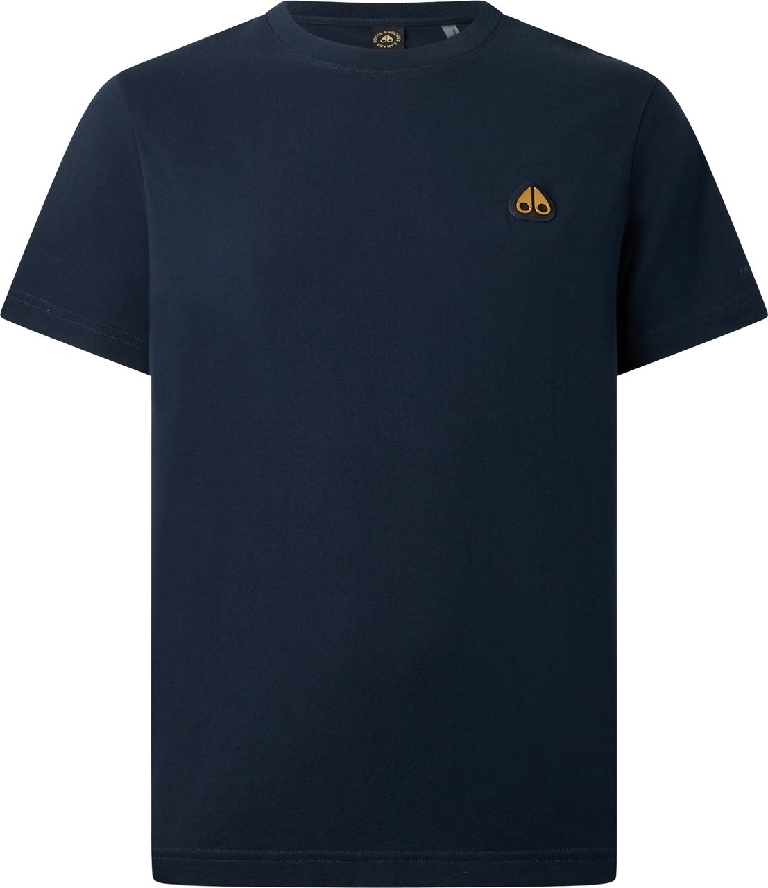 Moose Knuckles Crescent Tee Navy/Gold Blauw