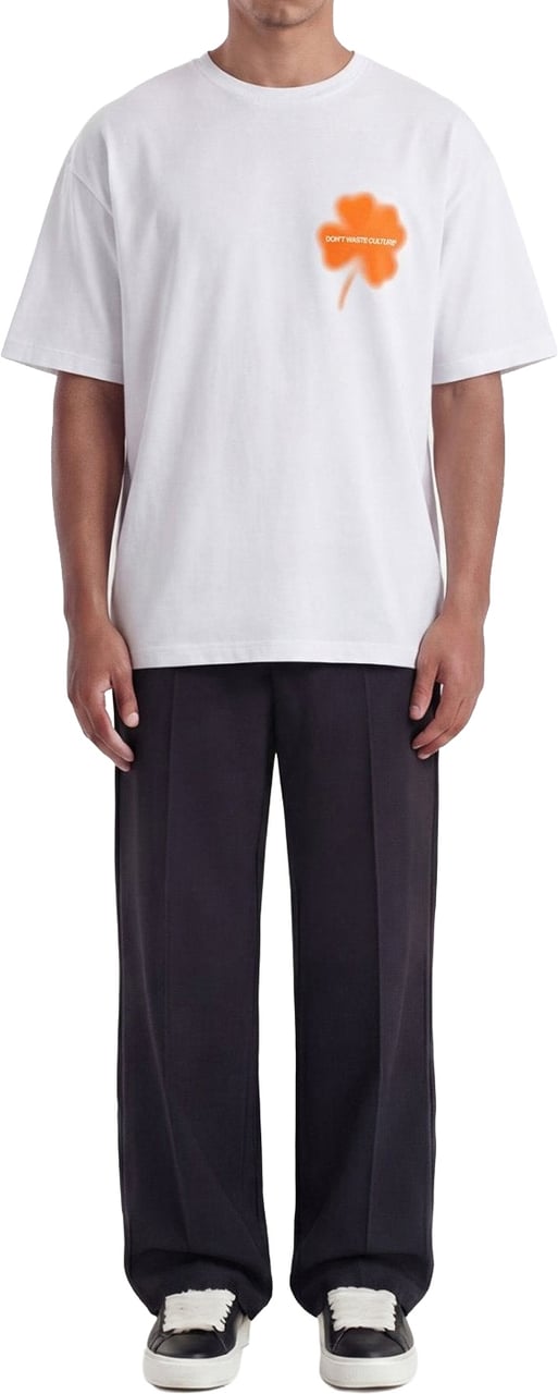 Don't Waste Culture Kaorisa T-shirt Orange Wit