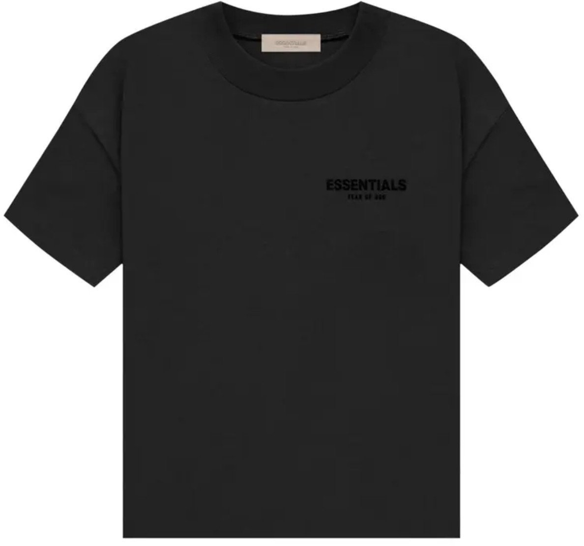 Fear of God Essentials T-shirt Stretch Limo Zwart