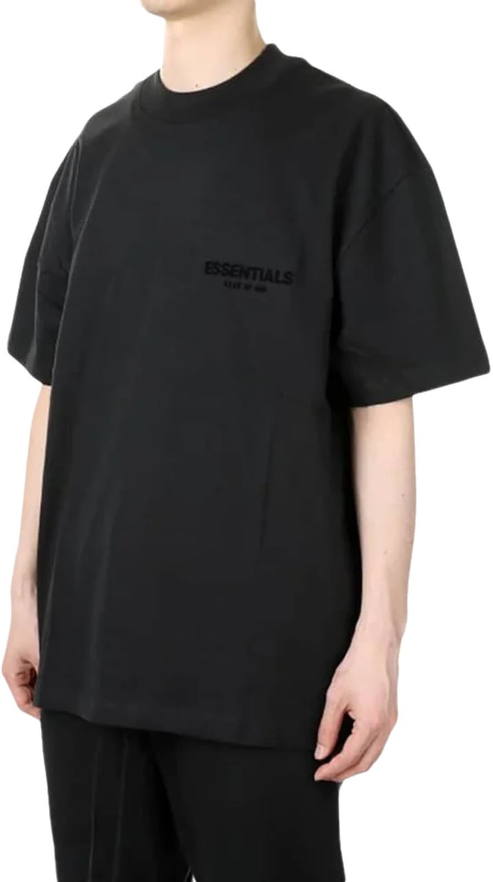 Fear of God Essentials T-shirt Stretch Limo Zwart