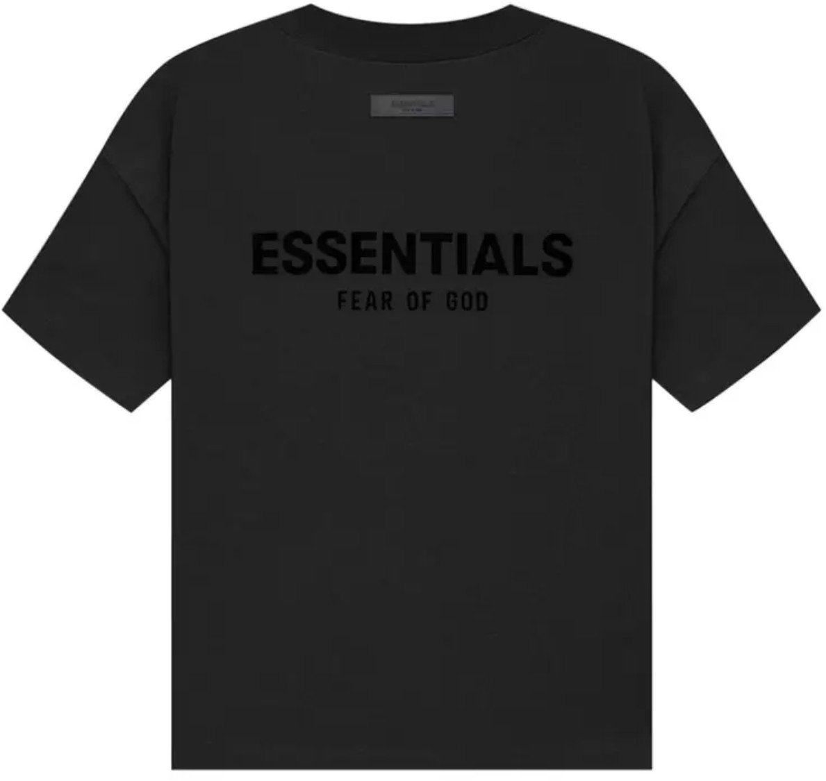 Fear of God Essentials T-shirt Stretch Limo Zwart
