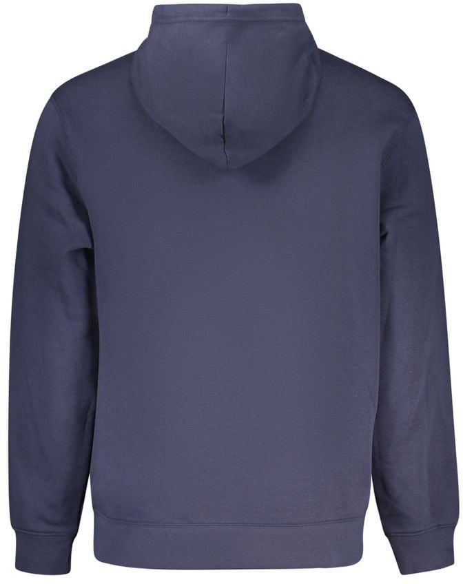 Converse Converse Blue Cotton Men's Hoodie Blauw