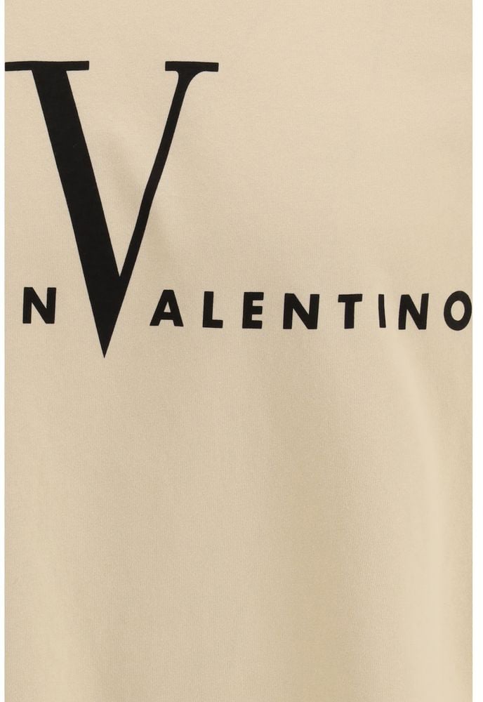 Valentino Valentino Beige Cotton T-Shirt Beige
