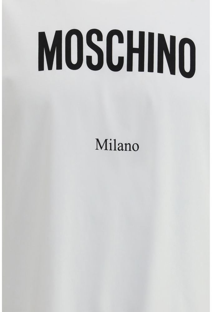 Moschino Moschino White Cotton Sportswear Wit