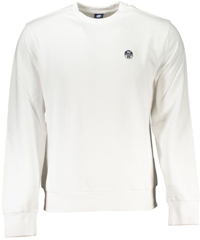 North Sails North Sails White Cotton Men Sweatshirt Wit
