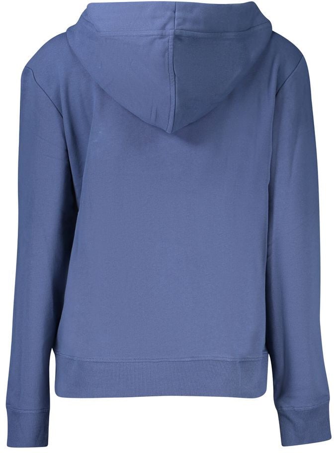 North Sails North Sails Blue Cotton Women Sweatshirt Blauw