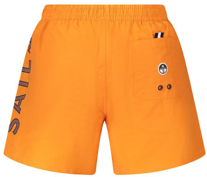 North Sails North Sails Arancione Nylon Mens Swim Trunk Oranje
