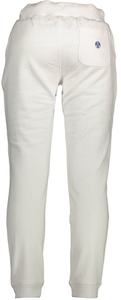 North Sails North Sails White Cotton Men's Sweatpant Wit