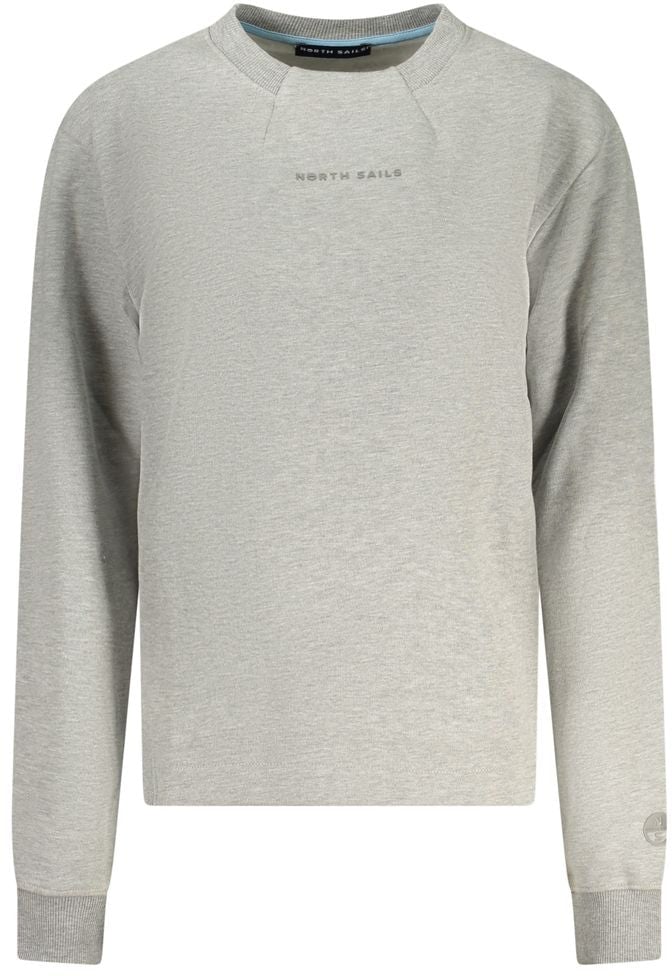 North Sails North Sails Grigio Cotton Women Sweatshirt Grijs