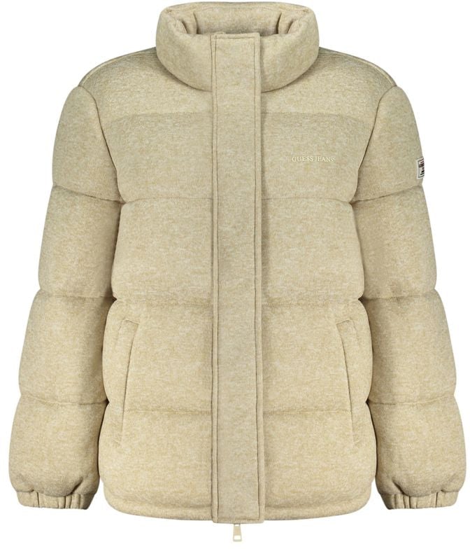 Guess Guess Jeans Beige Polyester Women's Jacket Beige