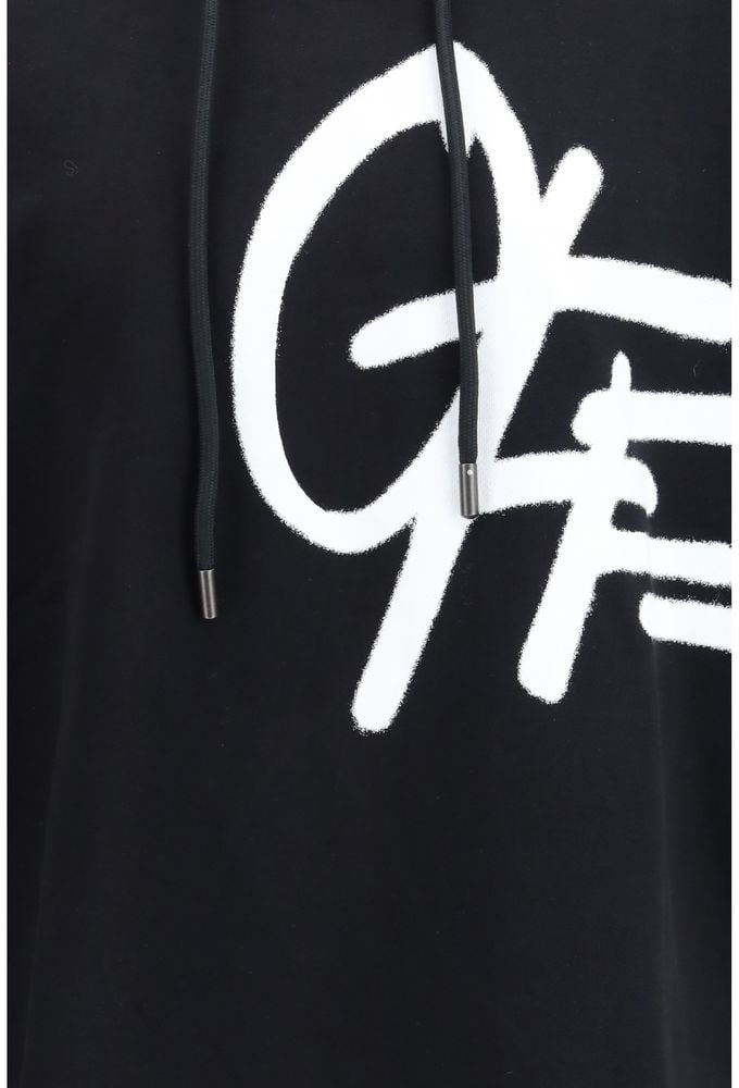 OFF-WHITE Off-White Black Cotton Sweatshirt Zwart