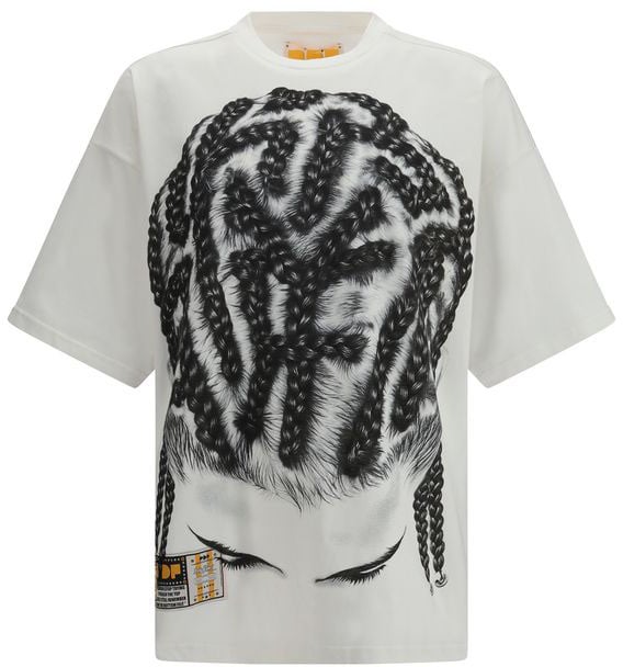 PDF di Domenico Formichetti PDF Channel White Cotton T-Shirt Wit