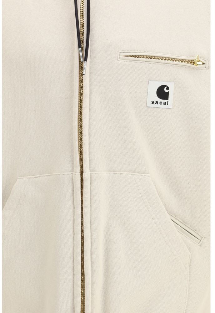 Sacai Sacai Beige Cotton Sweatshirt Beige