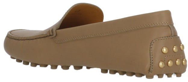 Tod's Flat Shoes Brown Beige