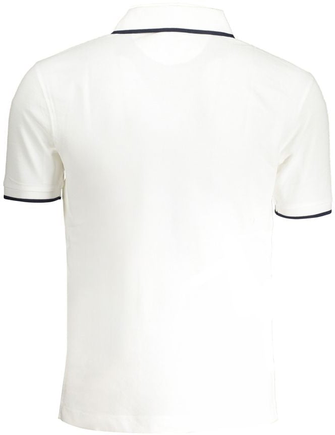 La Martina White Cotton Men's Polo Shirt Wit