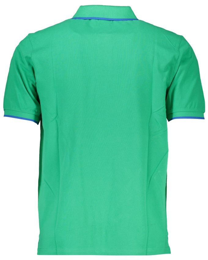 North Sails North Sails Verde Cotton Mens Polo Shirt Groen