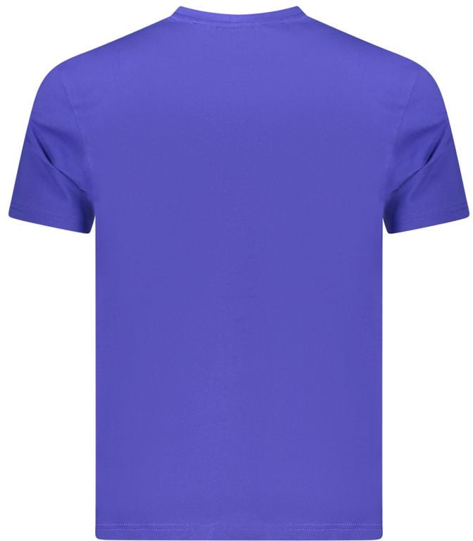 Napapijri Napapijri Blue Cotton Men's T-Shirt Blauw