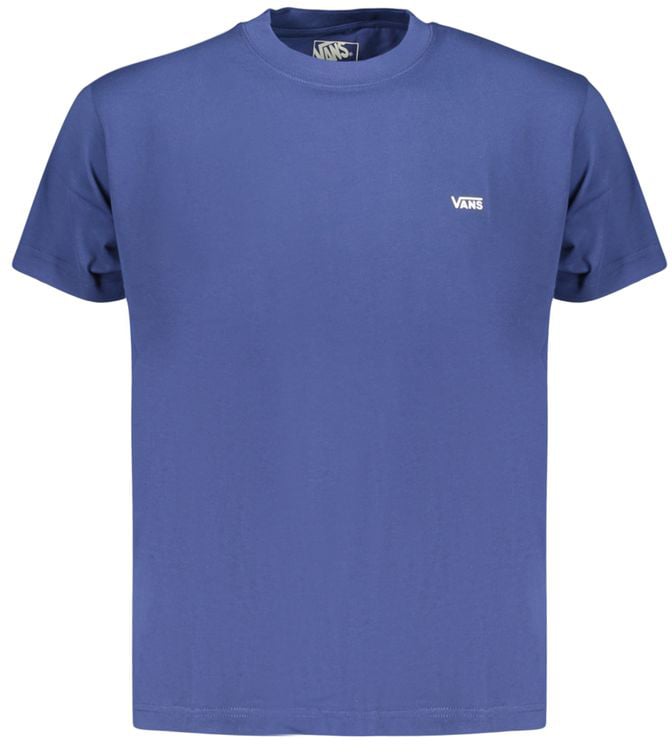 Vans Vans Blue Cotton Men T-Shirt Blauw