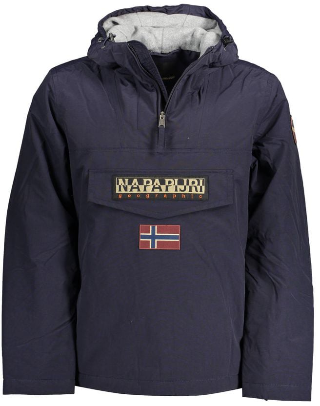 Napapijri Napapijri Blu Polyamide Men's Jacket Blauw