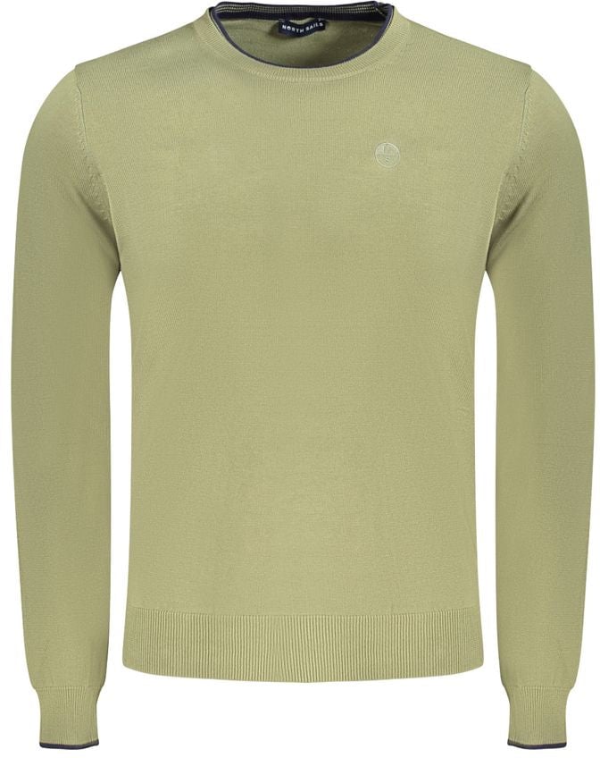 North Sails North Sails Verde Cotton Men Sweater Groen