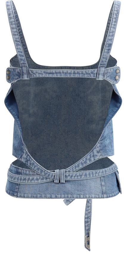 Diesel Diesel Blue Denim Shirt Blauw