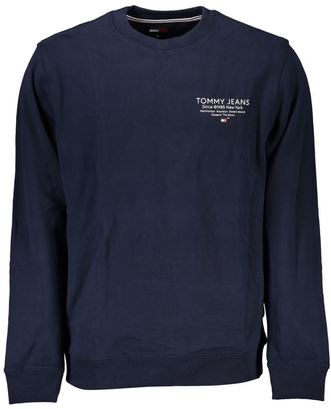 Tommy Hilfiger Tommy Hilfiger Blue Cotton Men Sweatshirt Blauw