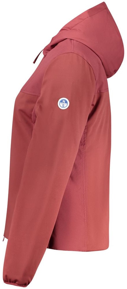 North Sails North Sails Rosso Polyester Women Jacket Rood