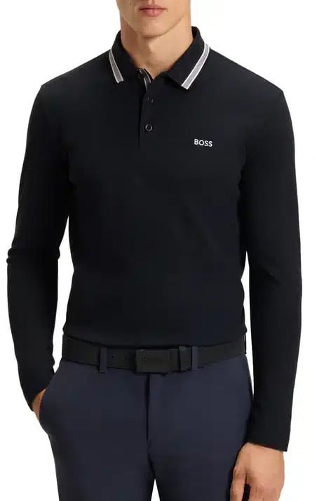 Boss Plisy Dark Blue Blauw