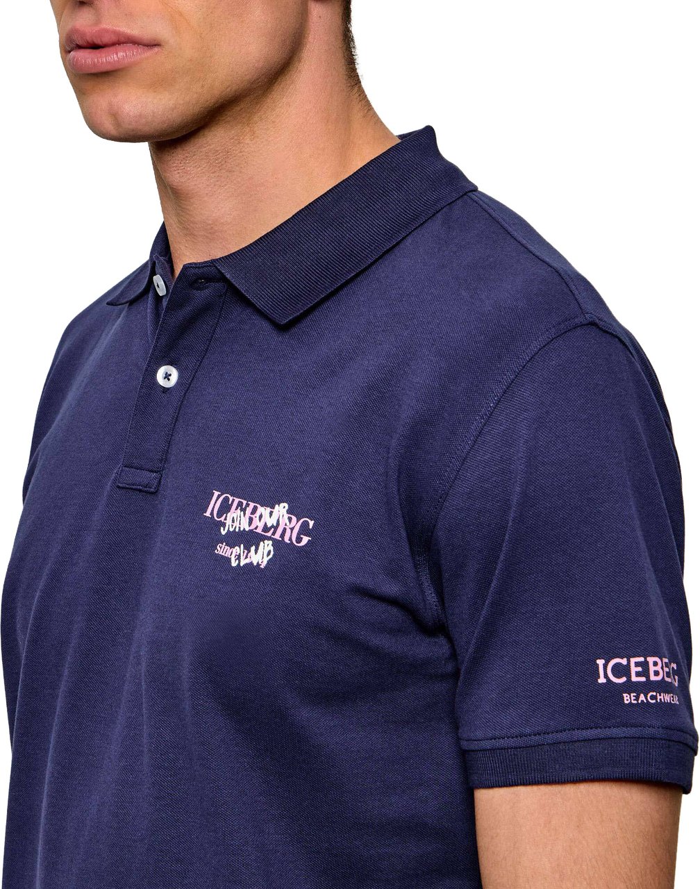 Iceberg polo's Azure Blauw