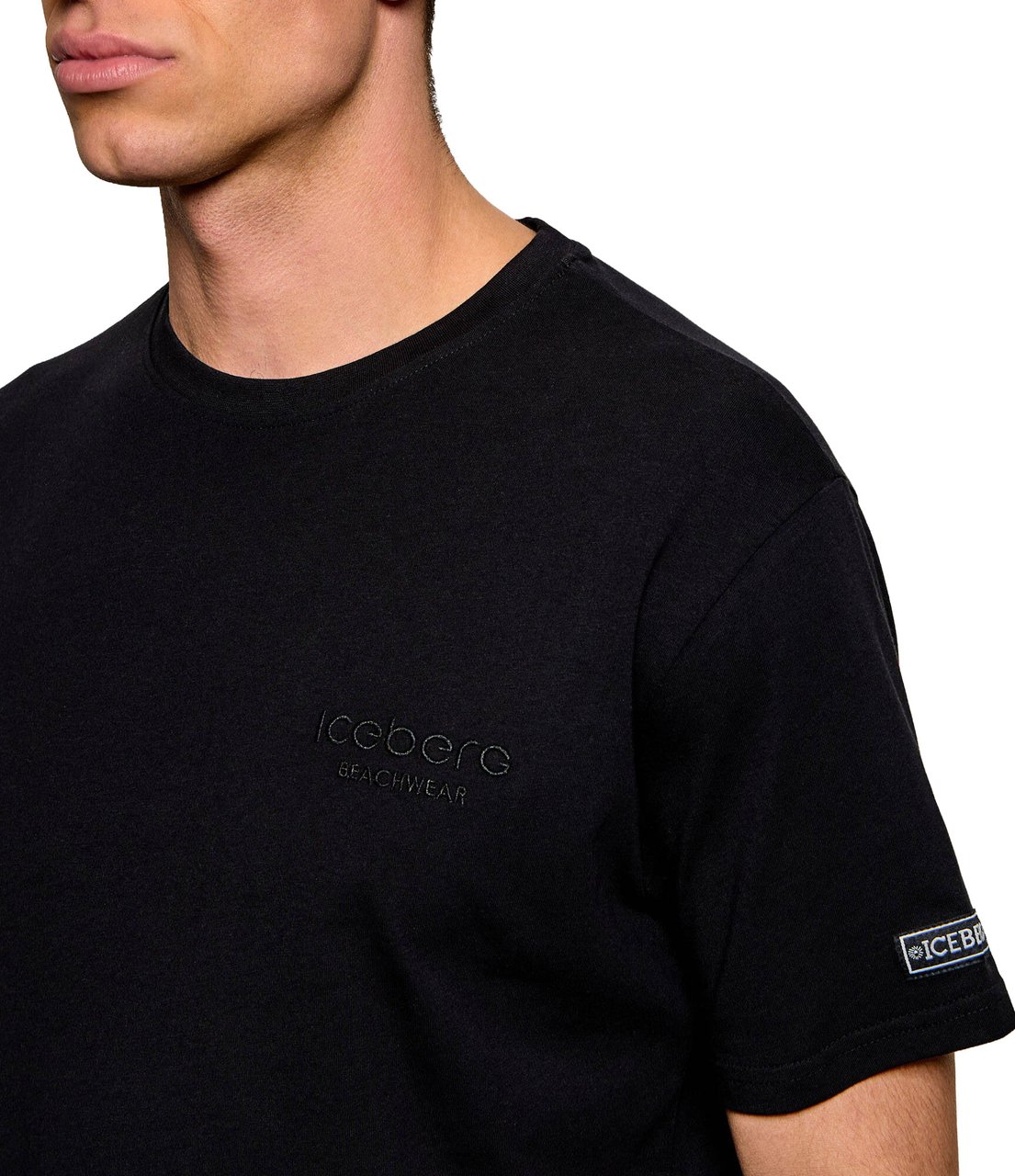 Iceberg t-shirt zwart Zwart