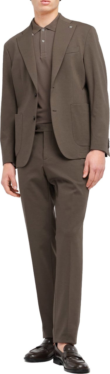Manuel Ritz suit khaki Groen