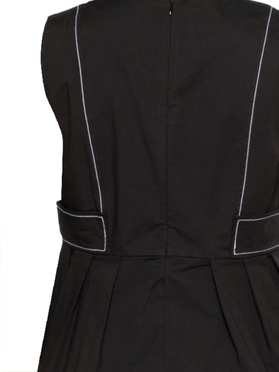 Ganni top black cotton Zwart
