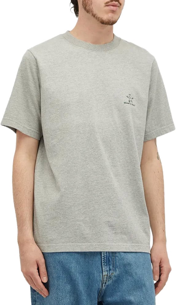 Bram's Fruit t-shirt grey Grijs