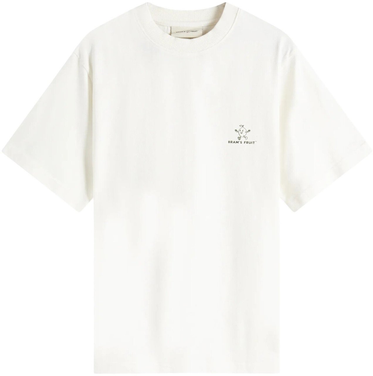 Bram's Fruit t-shirt logo wit Wit
