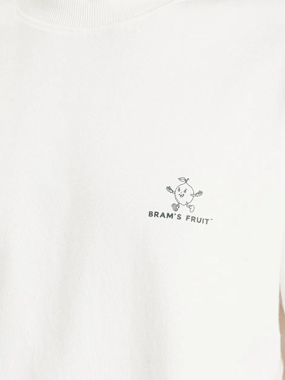Bram's Fruit t-shirt logo wit Wit