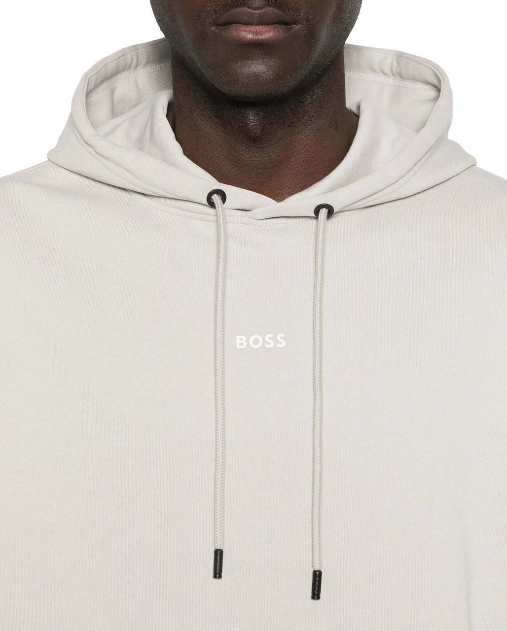 Hugo Boss WeSmallhood open grey Grijs