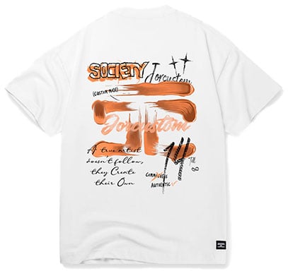 JORCUSTOM KD-Artist 2.0 Loose Fit T-Shirt Wit
