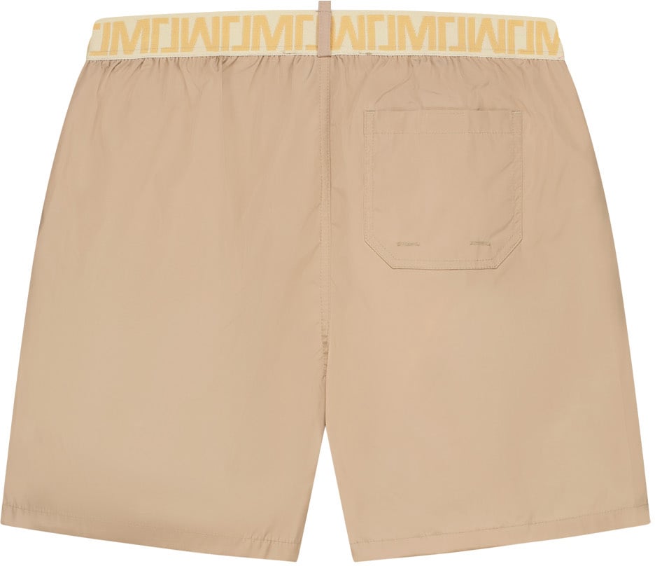 Malelions Malelions Men Venetian Swim Shorts Taupe