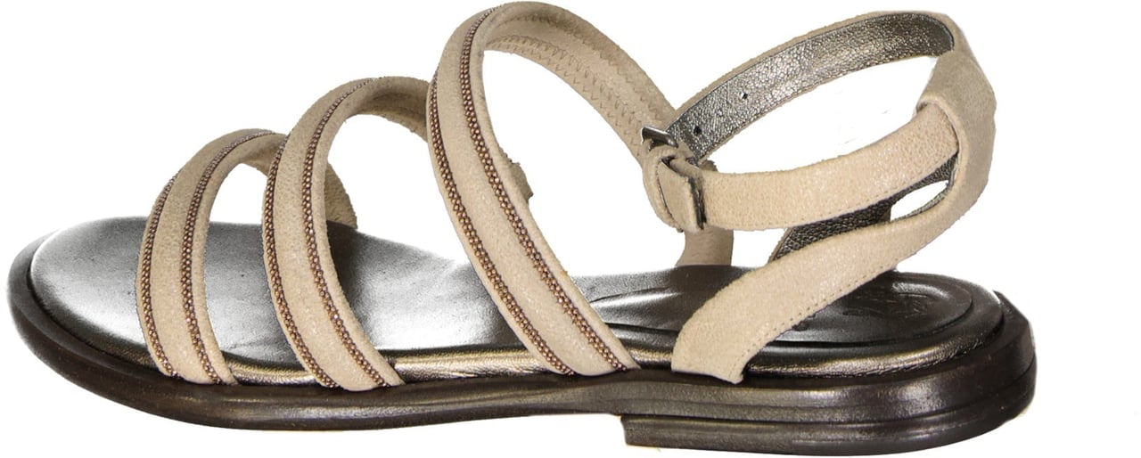 Brunello Cucinelli Brunello Cucinelli Leather Sandals Beige