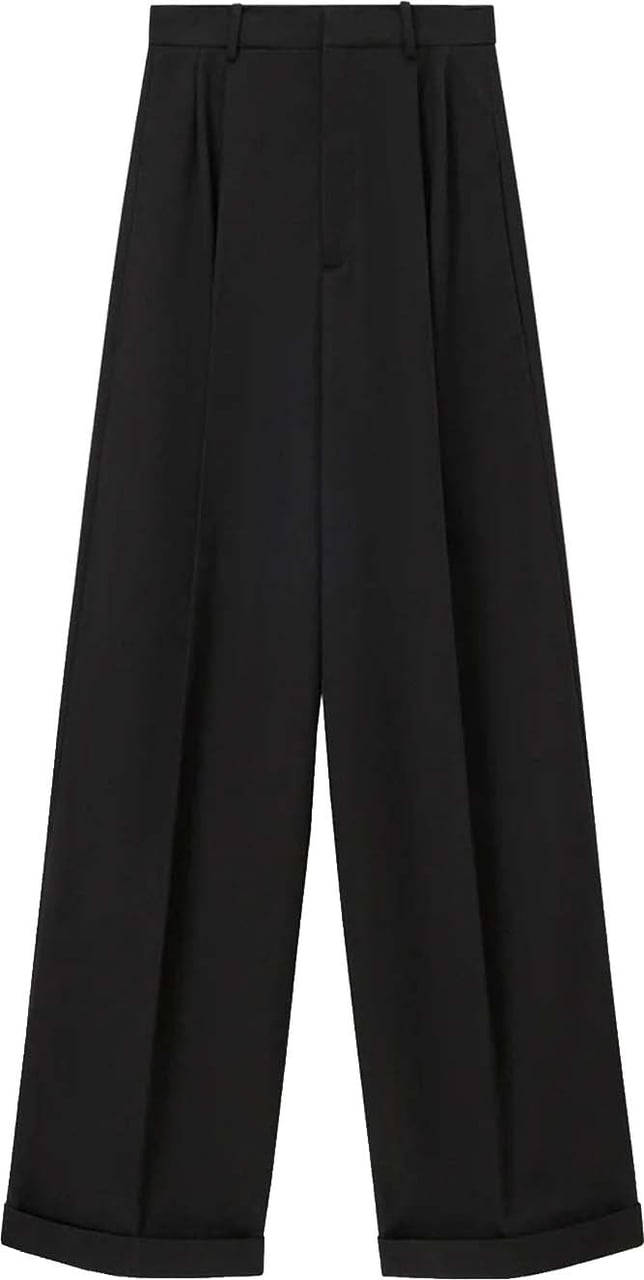 Loewe Loewe Cotton And Silk Pants Zwart