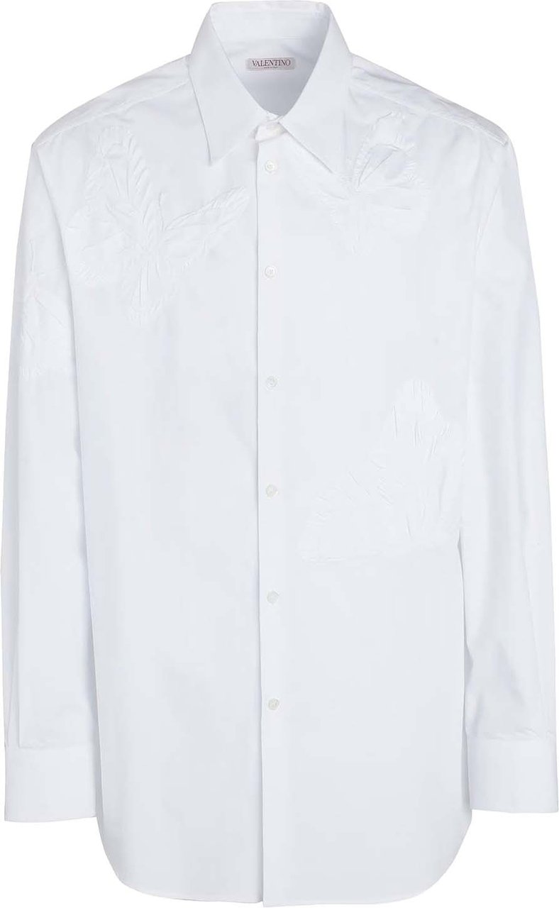 Valentino Valentino Cotton Shirt Wit