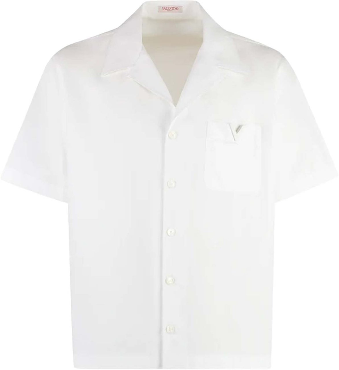 Valentino Valentino Garavani Cotton Popelin Shirt Wit