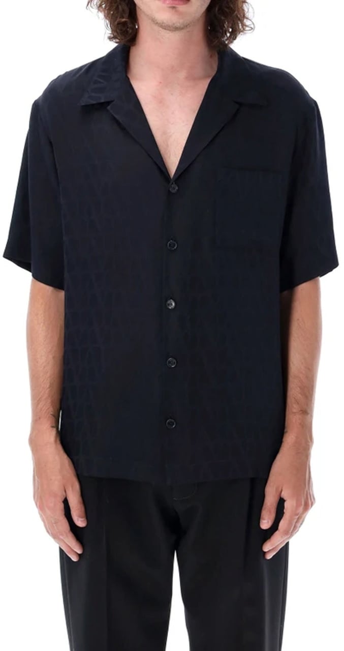 Valentino Valentino Garavani Toile Iconographe Shirt Blauw