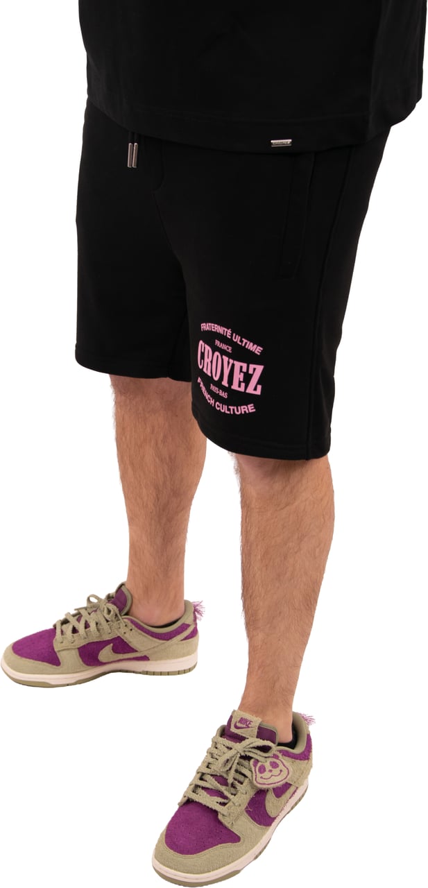 Croyez Croyez Stamp Shorts Zwart
