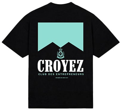 Croyez Croyez Entrepreneur T-Shirt Zwart